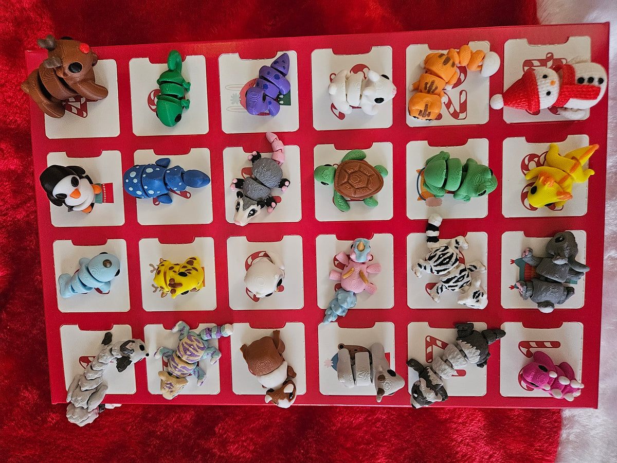 3D Printed Pocko Pet Advent Calendar for Christmas