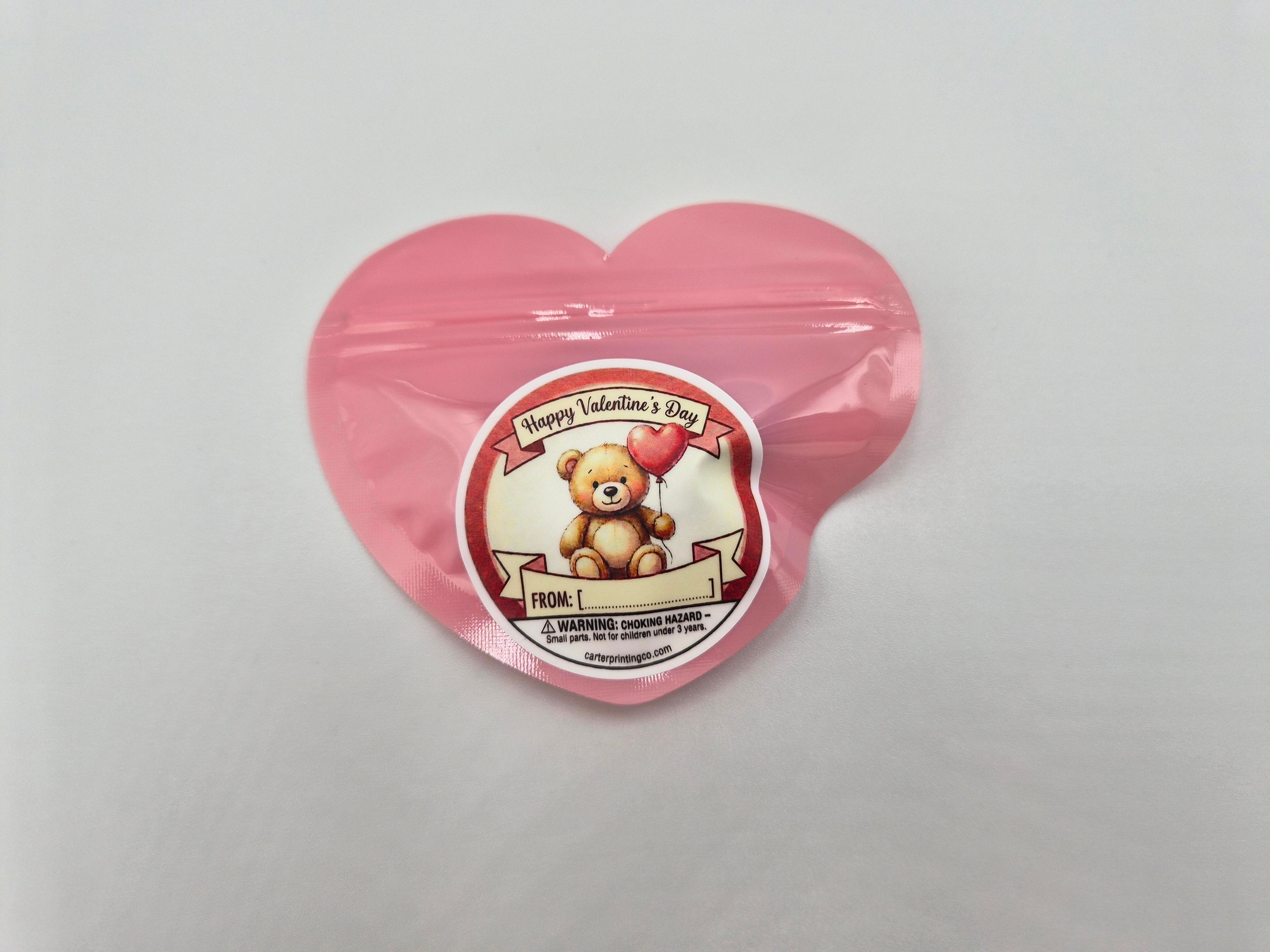 Classroom Valentine Fidget Animals