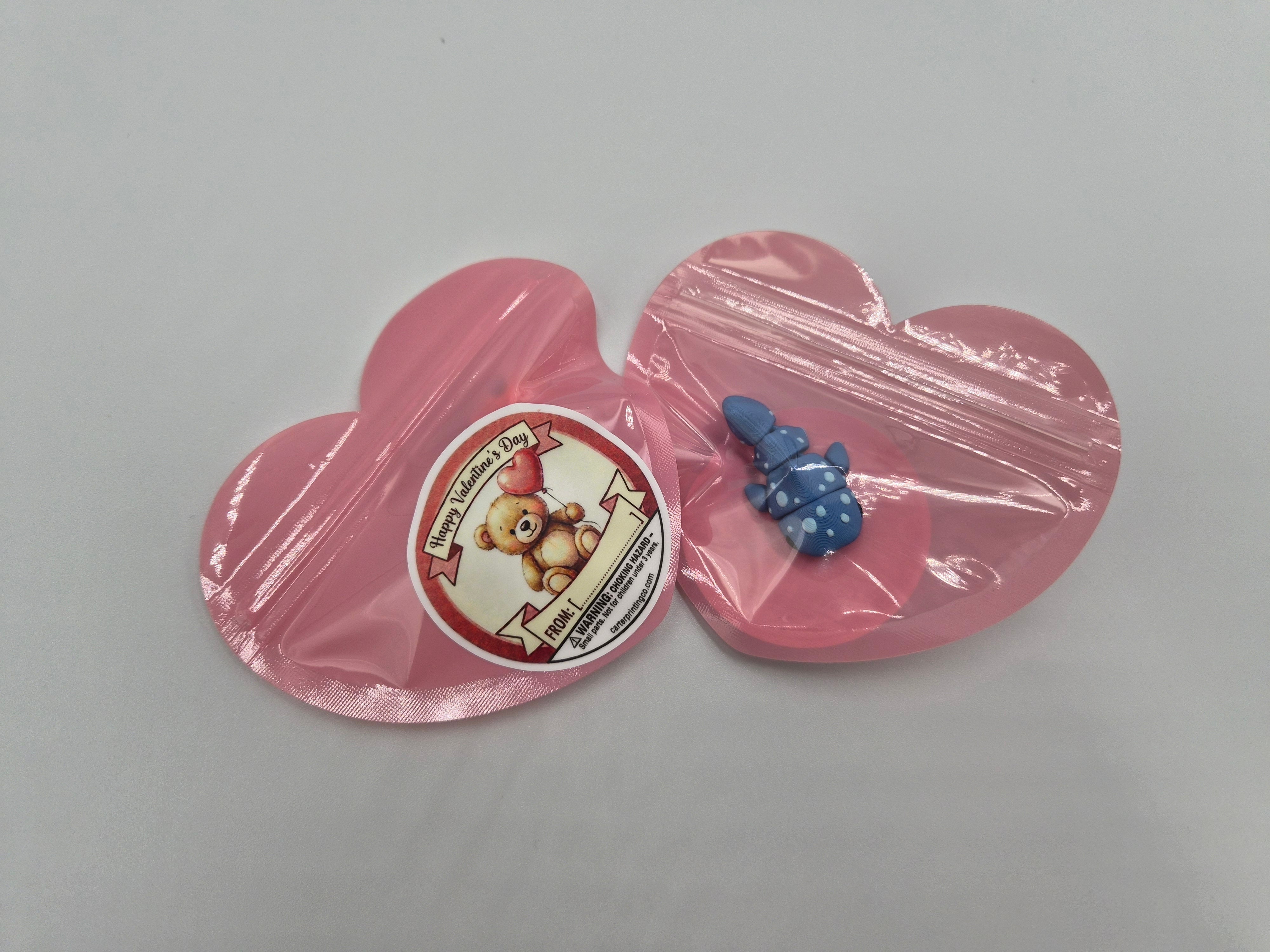 Classroom Valentine Fidget Animals