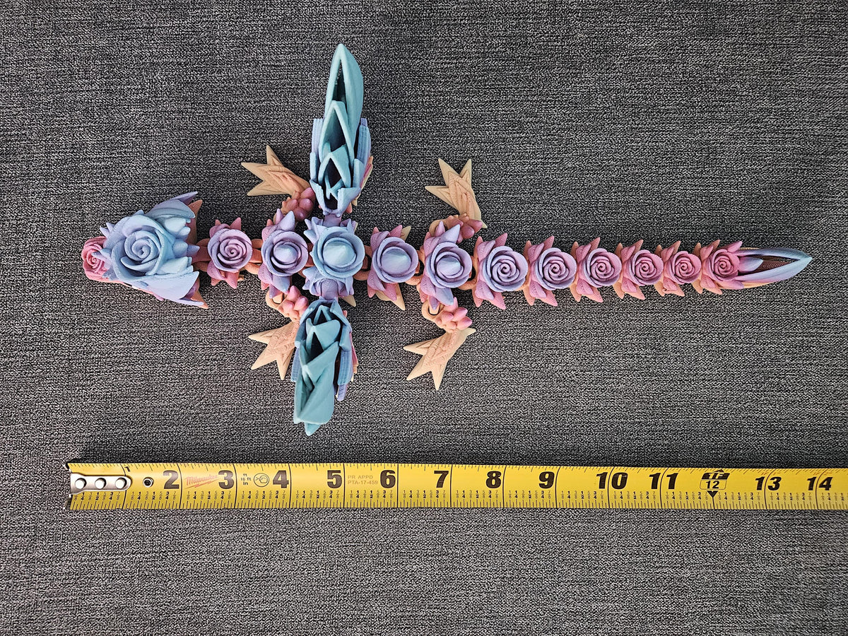 Rainbow Rose Dragon