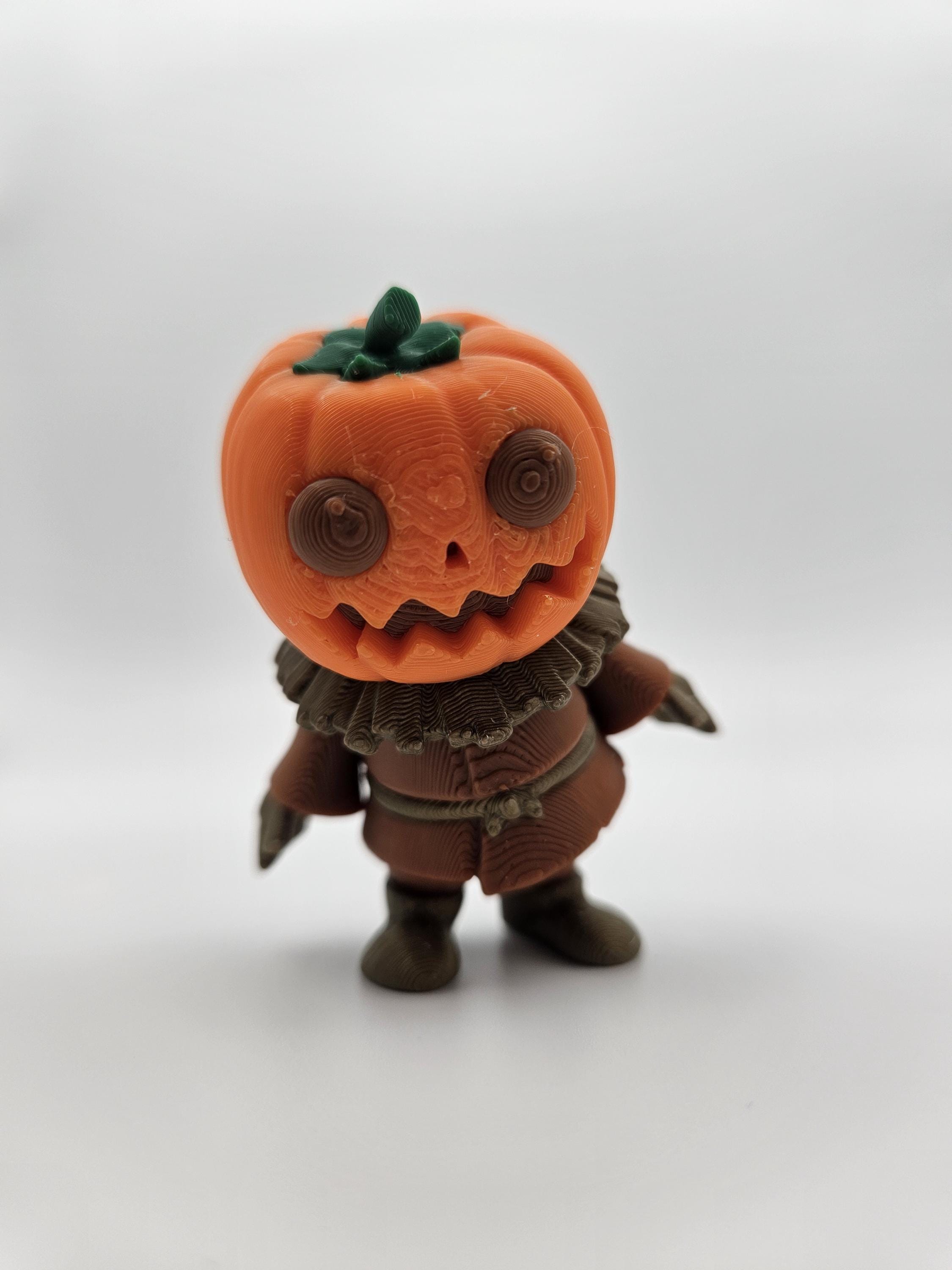 Spooky Pumpkin Scarecrow