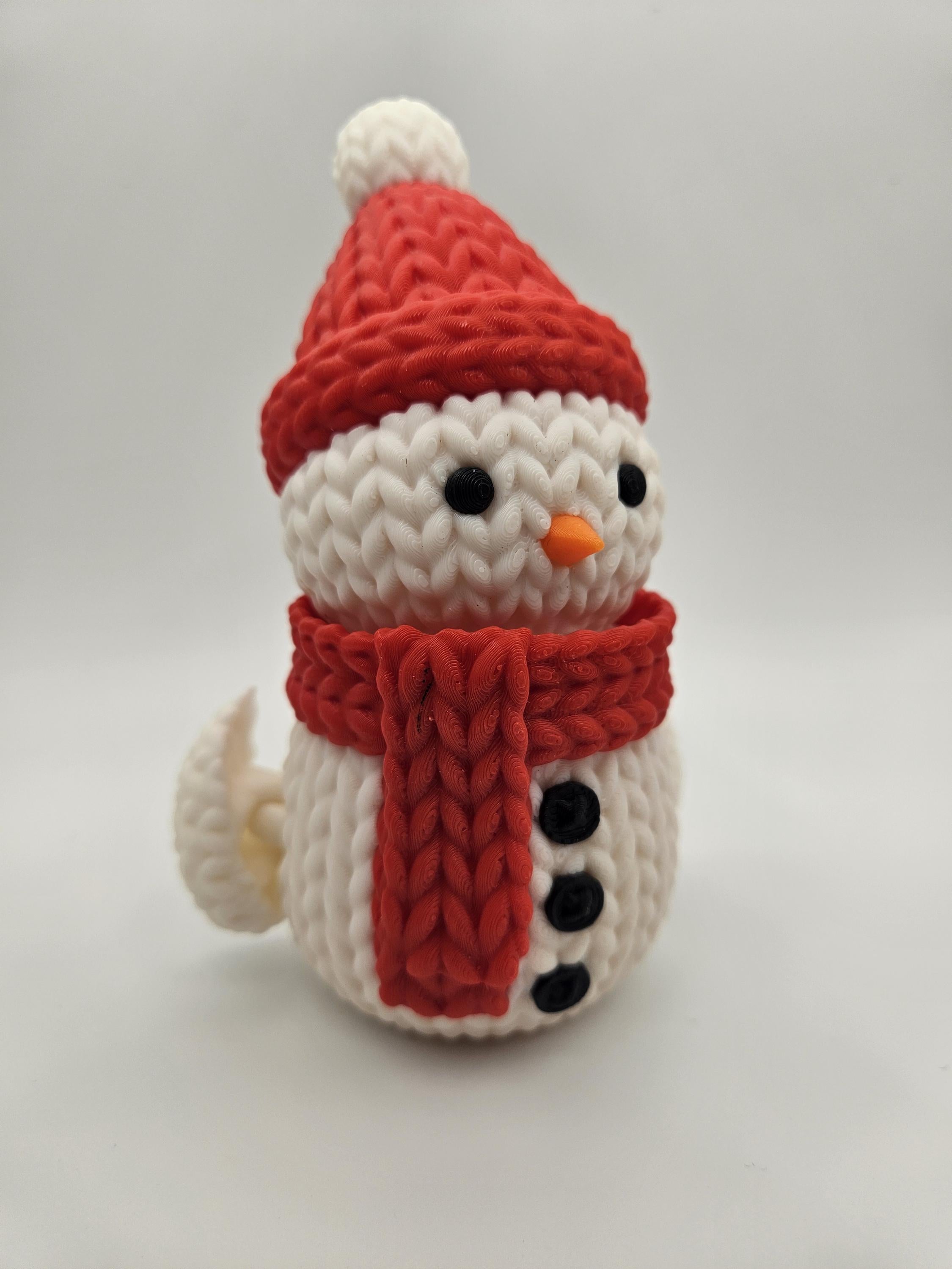 Knitted Snowman