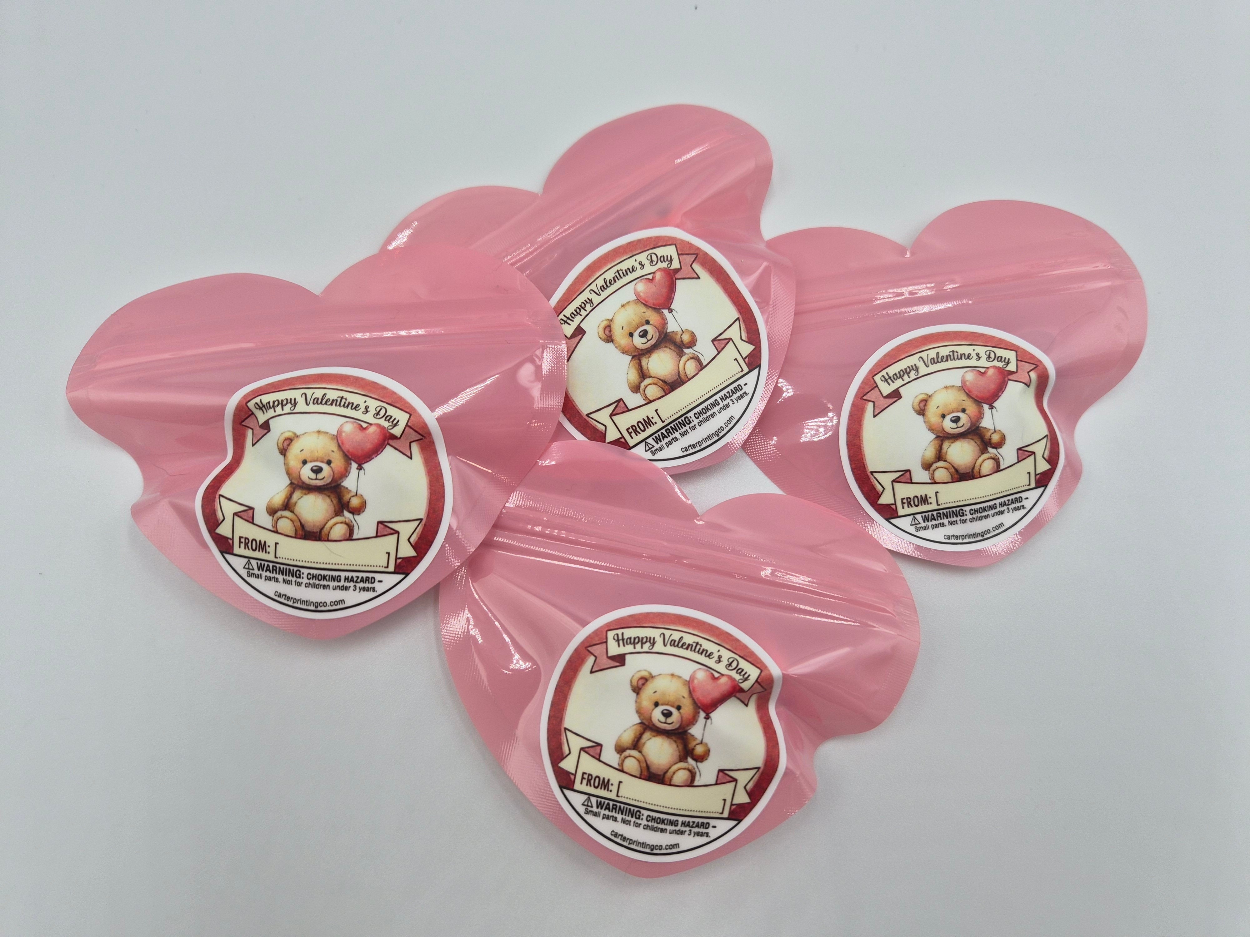 Classroom Valentine Fidget Animals