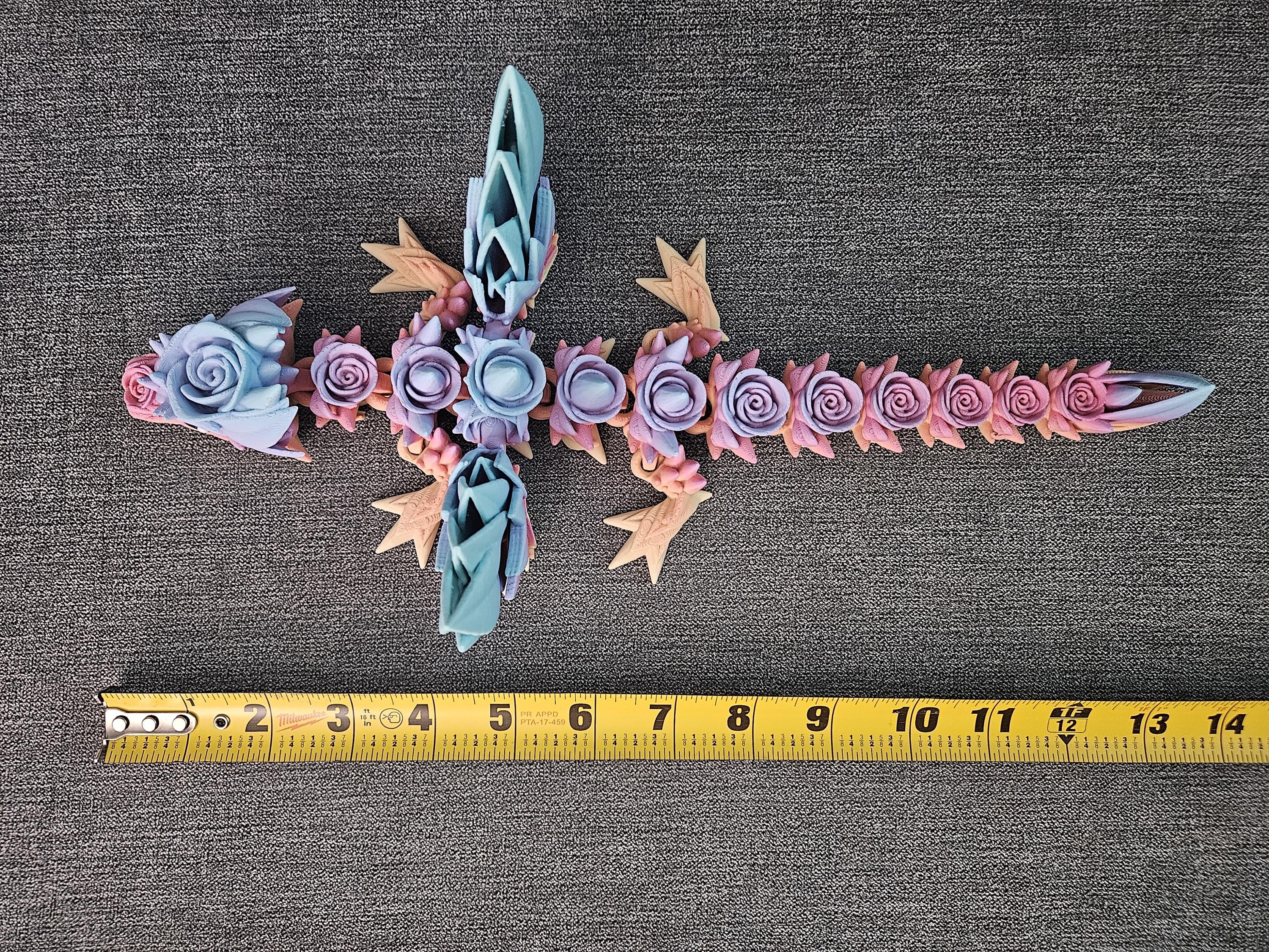 Rainbow Rose Dragon
