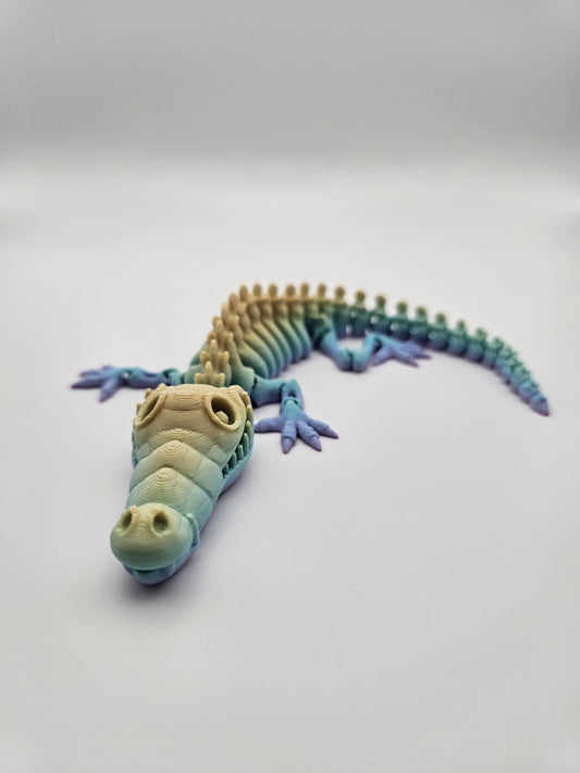 Rainbow Skeleton Crocodile