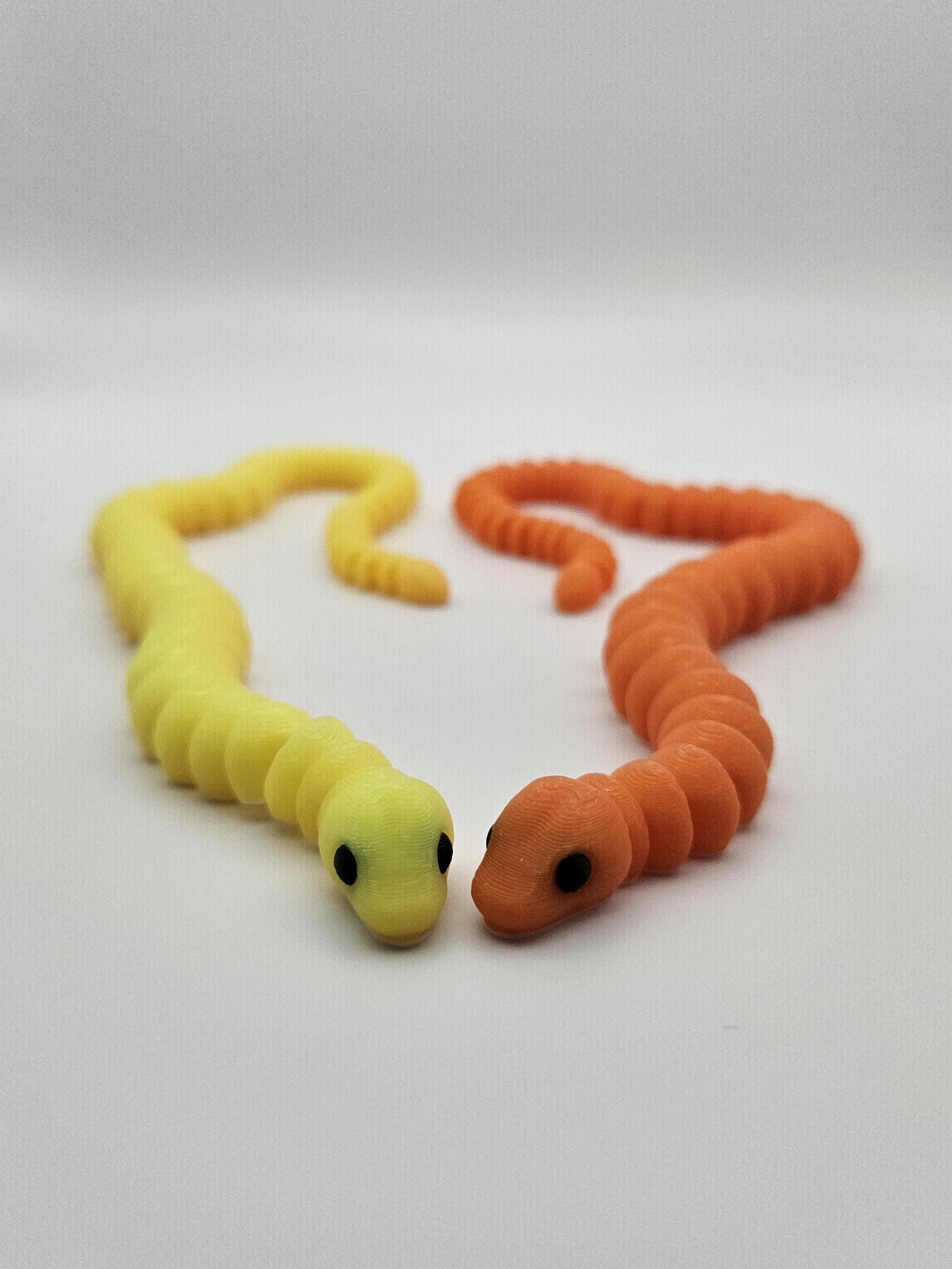 Yellow/Orange Temperature Color Changing Snake