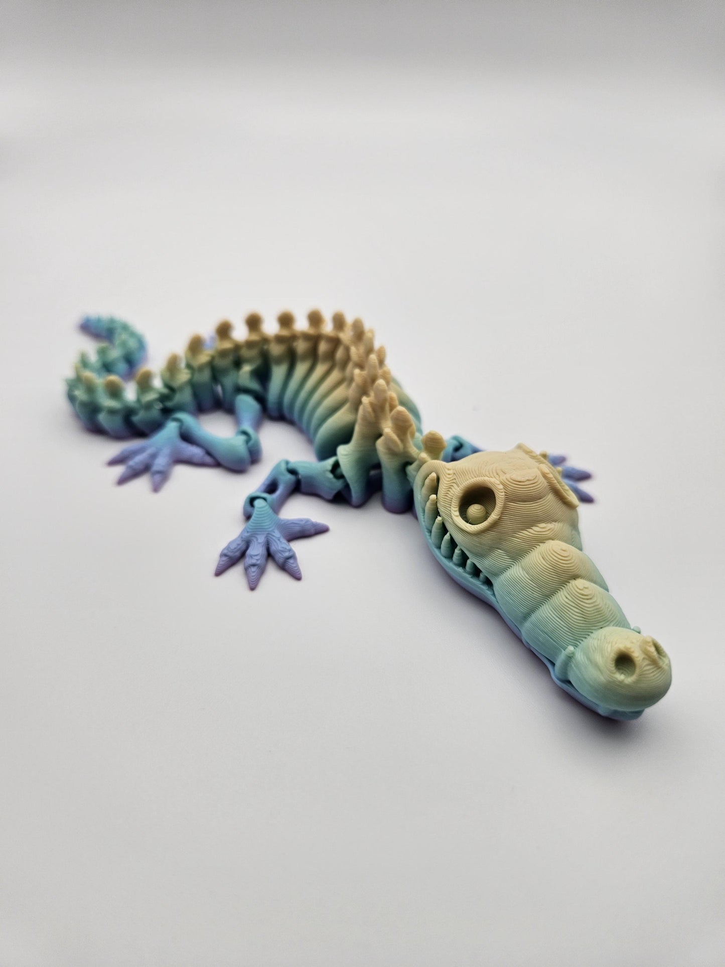 Rainbow Skeleton Crocodile