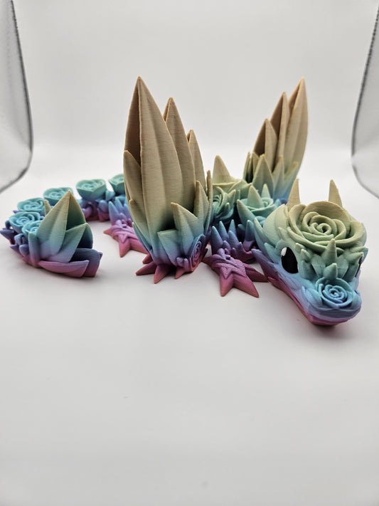 Rainbow Rose Dragon