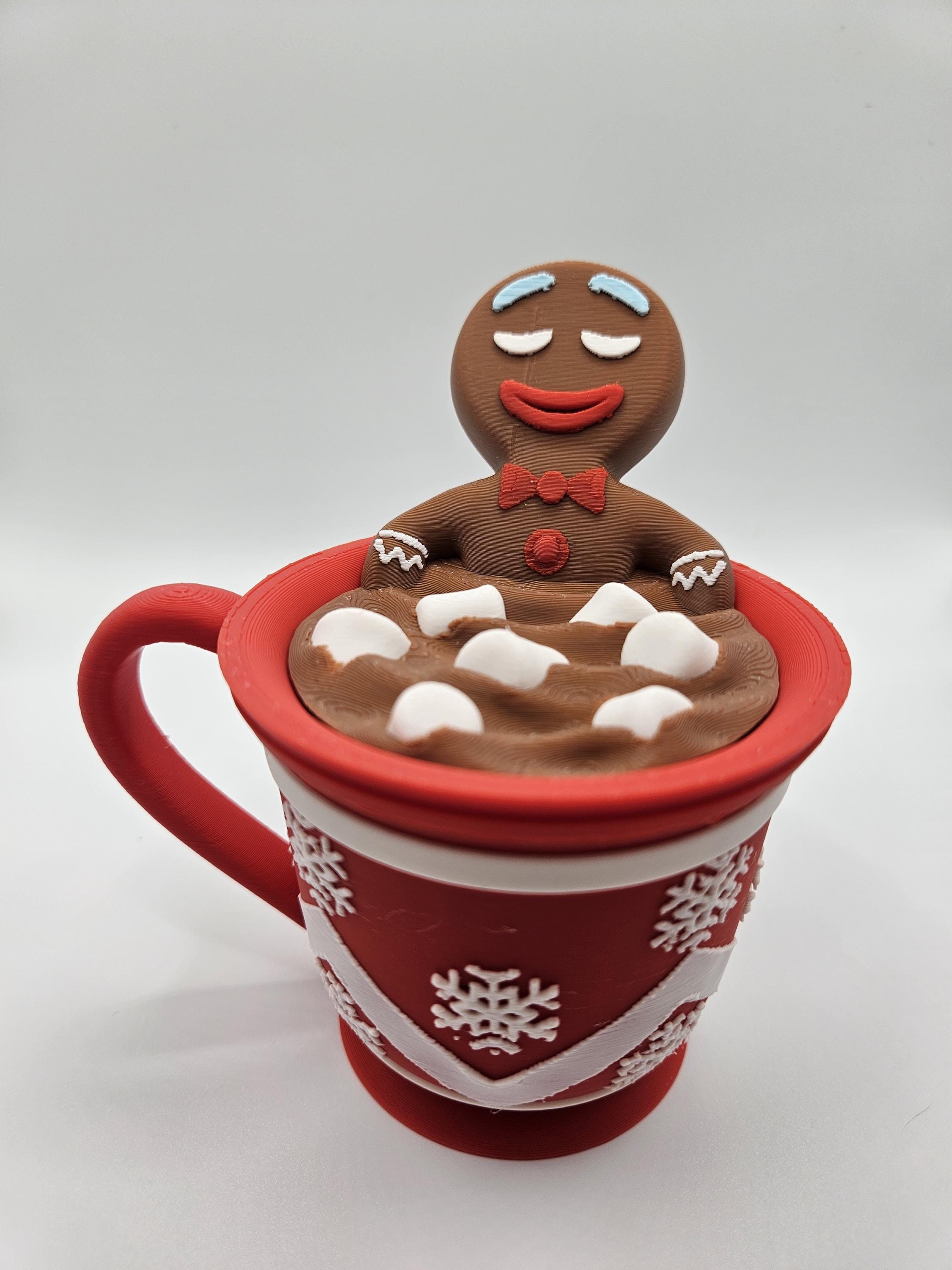 MYSTERY Christmas 10-Piece Pocket Pets in Gingerbread Hot Cocoa Mug