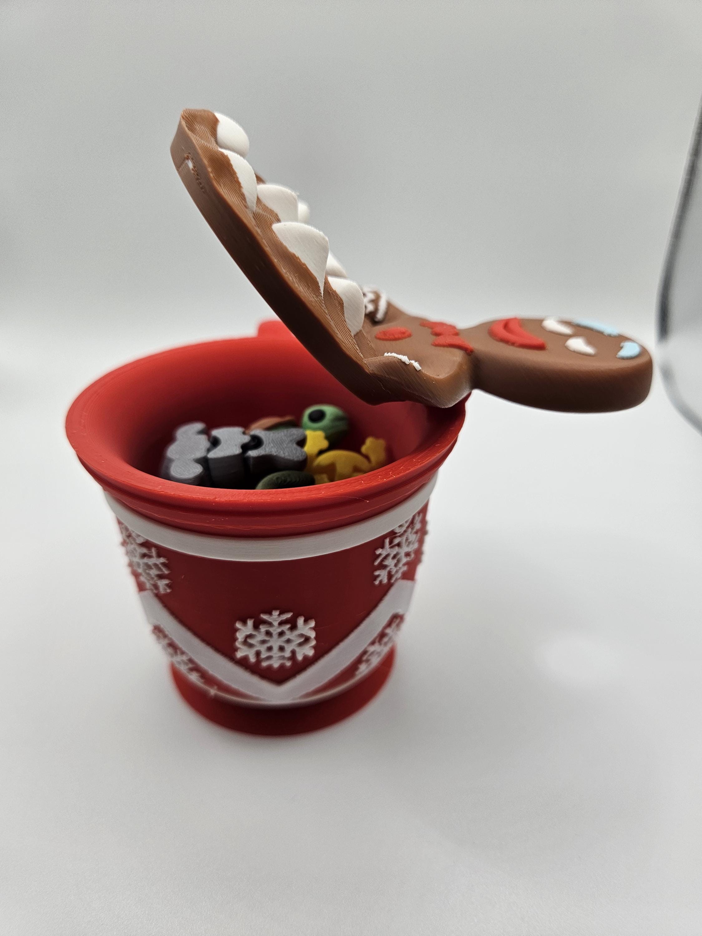 MYSTERY Christmas 10-Piece Pocko Pets in Gingerbread Hot Cocoa Mug