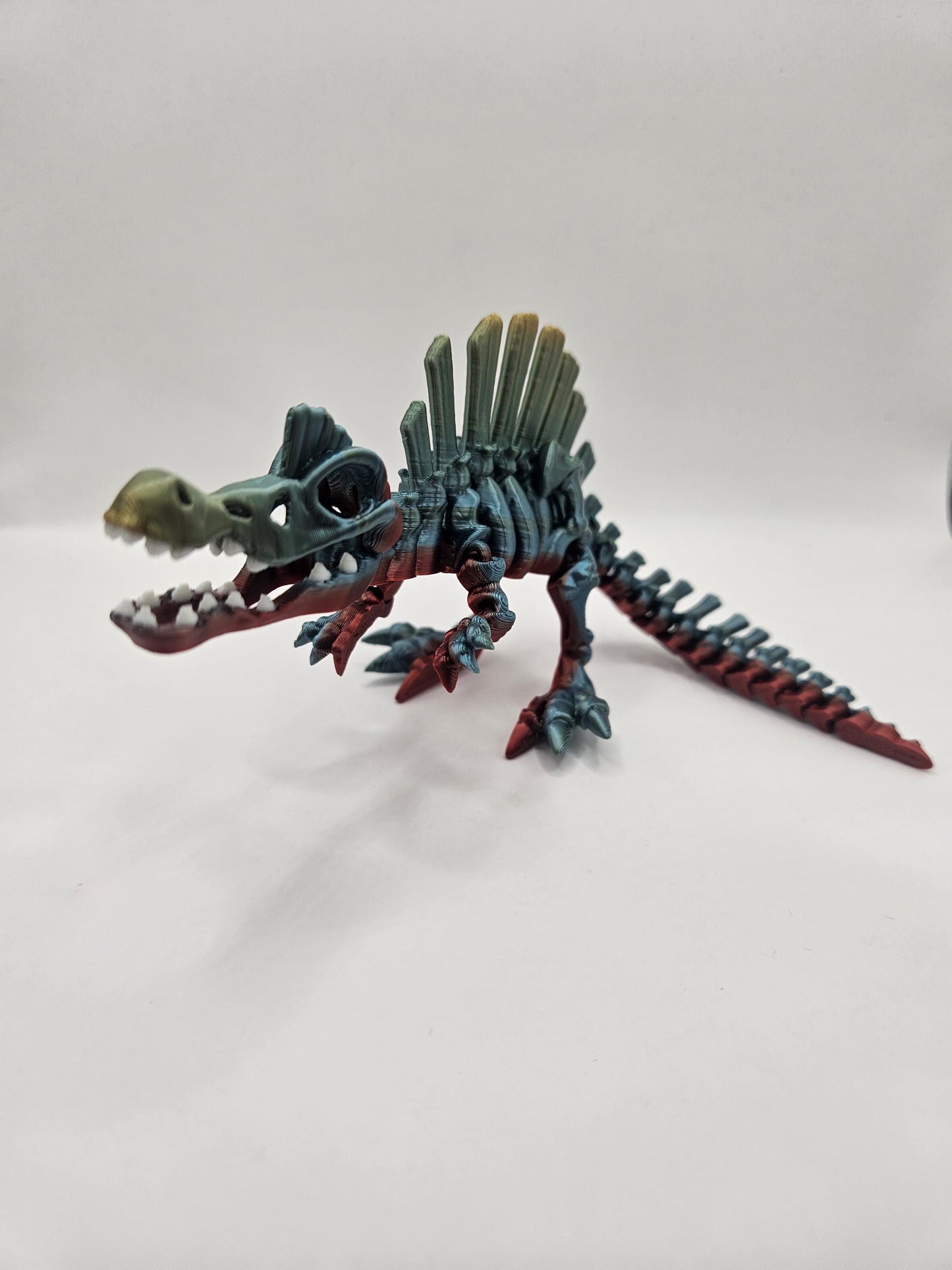 Metal Gradient Skeleton Dinosaurs