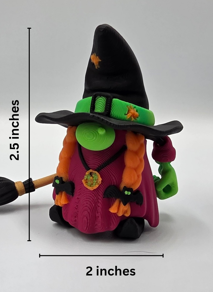 Articulating Gnome Witch Fidget Toy