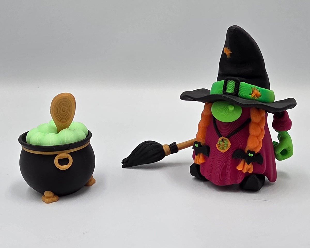 Articulating Gnome Witch Fidget Toy