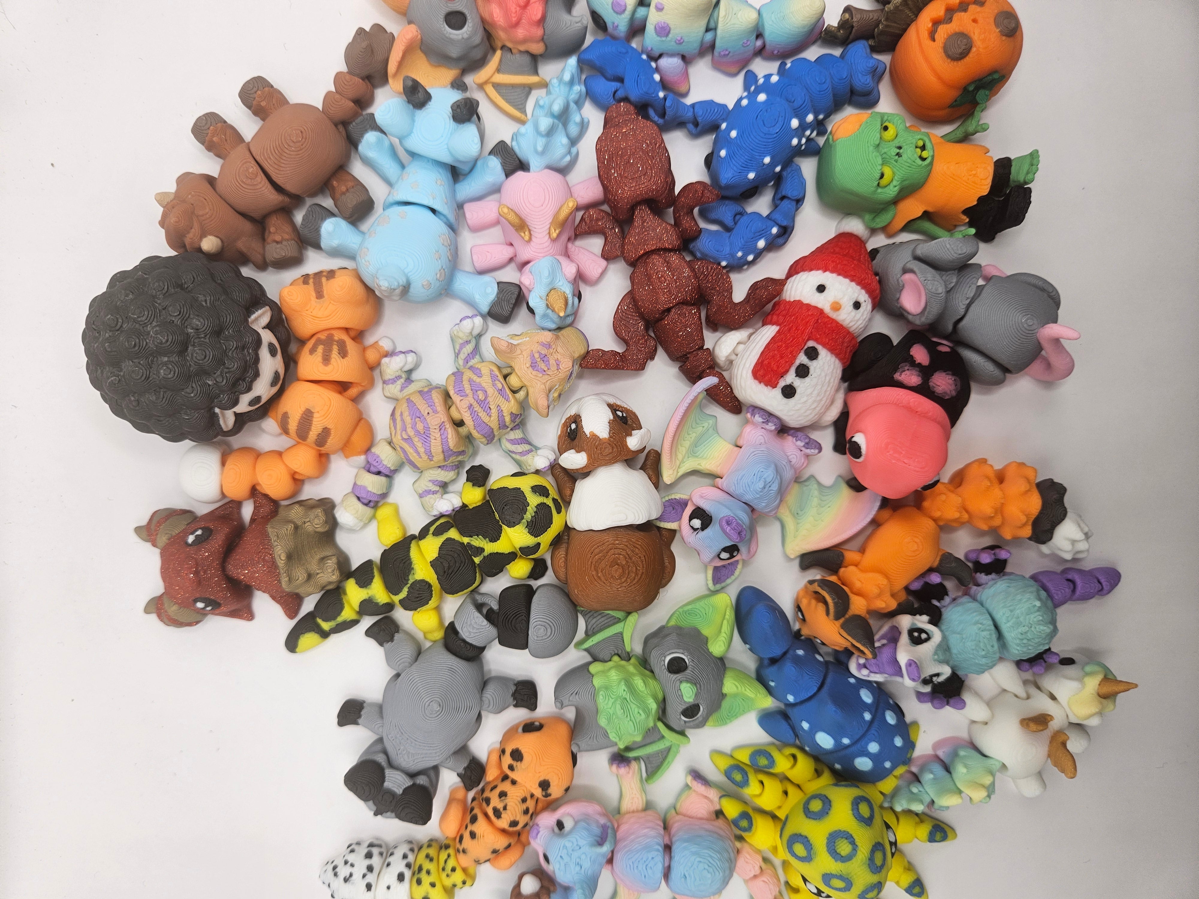 Classroom Valentine Fidget Animals
